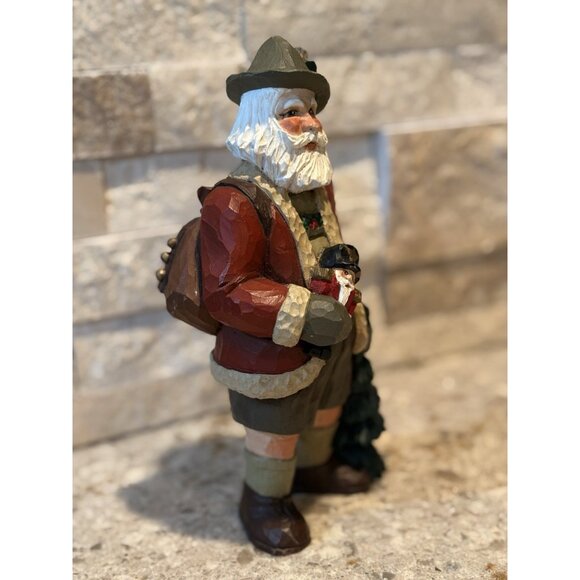 Blue Mountain Collectibles German Santa Figurine Christmas Around the World 7” - Picture 7 of 11
